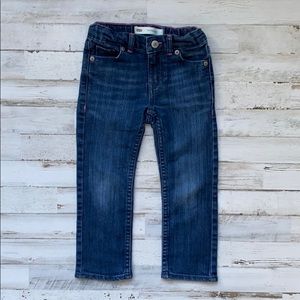 Girls 3T heart pocket Levi Jeans adjustable waist